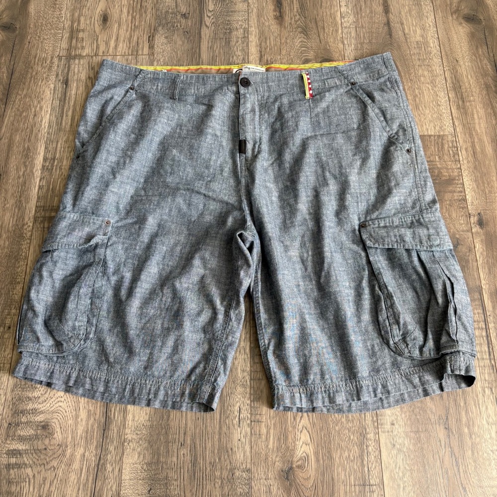 LRG Cargo Shorts‎ Mens 44 Blue True Straight Fit Cotton Streetwear D136040SX